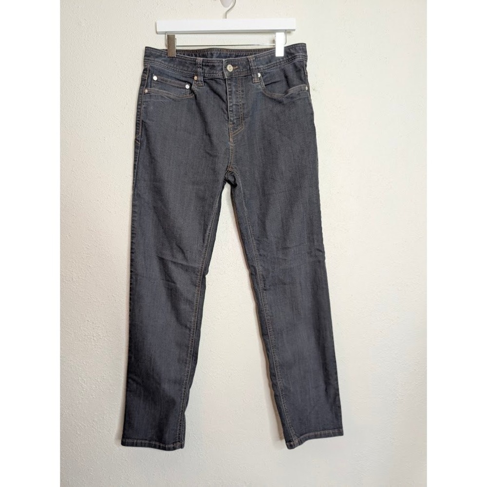 Prana Men's Size 32/30 Organic Cotton Blend Jeans Stretch Denim Outdoors Camping